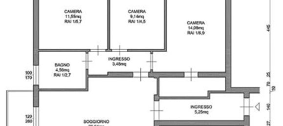 4 rooms Apartment in Reggio Emilia, Italy No. 289743 4