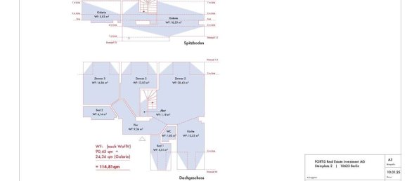 3 rooms Apartment in Kreuzberg, Germany No. 264616 12