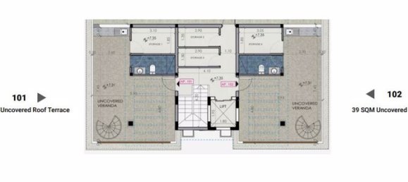 Apartamento de 3 dormitorios en Larnaca, Cyprus No. 11559 9