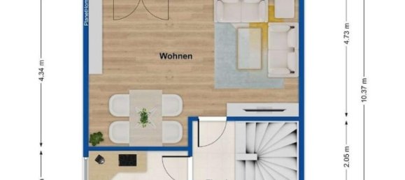 Таунхаус с 3 комнатами в Росток, Германия № 15303 22