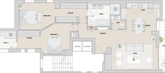2 Schlafzimmer Wohnung in Madrid, Spain, Nr. 120032 14