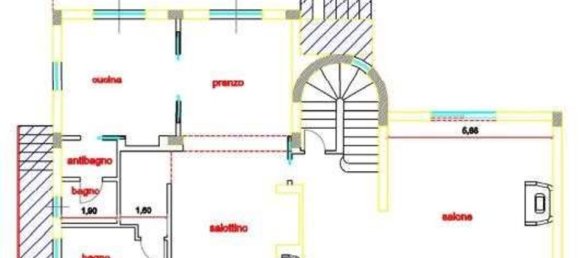 Вилла с 7 комнатами в Казапезенна, Италия № 96855 36