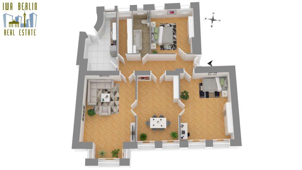 3 chambres Appartement à Charlottenburg, Germany No. 84656