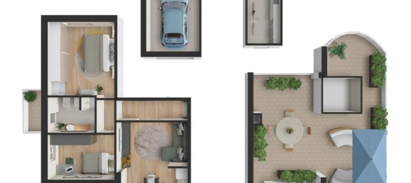 3 غرف نوم بانتهاوس في Rimini, Italy رقم 365057 29