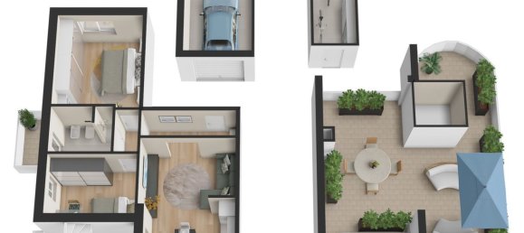 3 غرف نوم بانتهاوس في Rimini, Italy رقم 365057 31