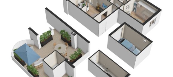 3 غرف نوم بانتهاوس في Rimini, Italy رقم 365057 30