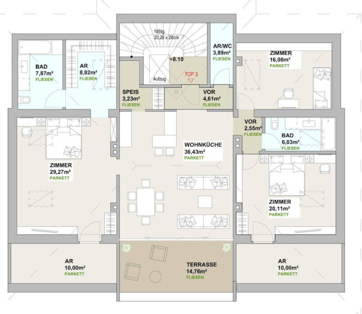 4 rooms Apartment in Purkersdorf, Austria No. 169919