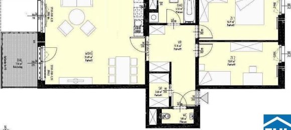3 rooms Apartment in Meidling, Austria No. 252863 6