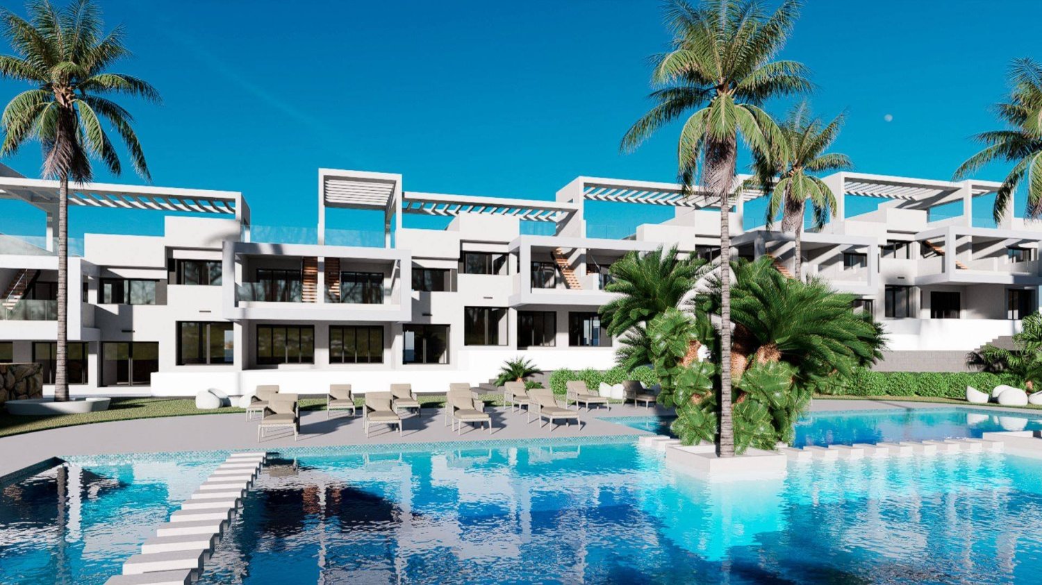 Бунгало с 3 спальнями в Mirador Hills Resort, Финестрат, Испания № 15643