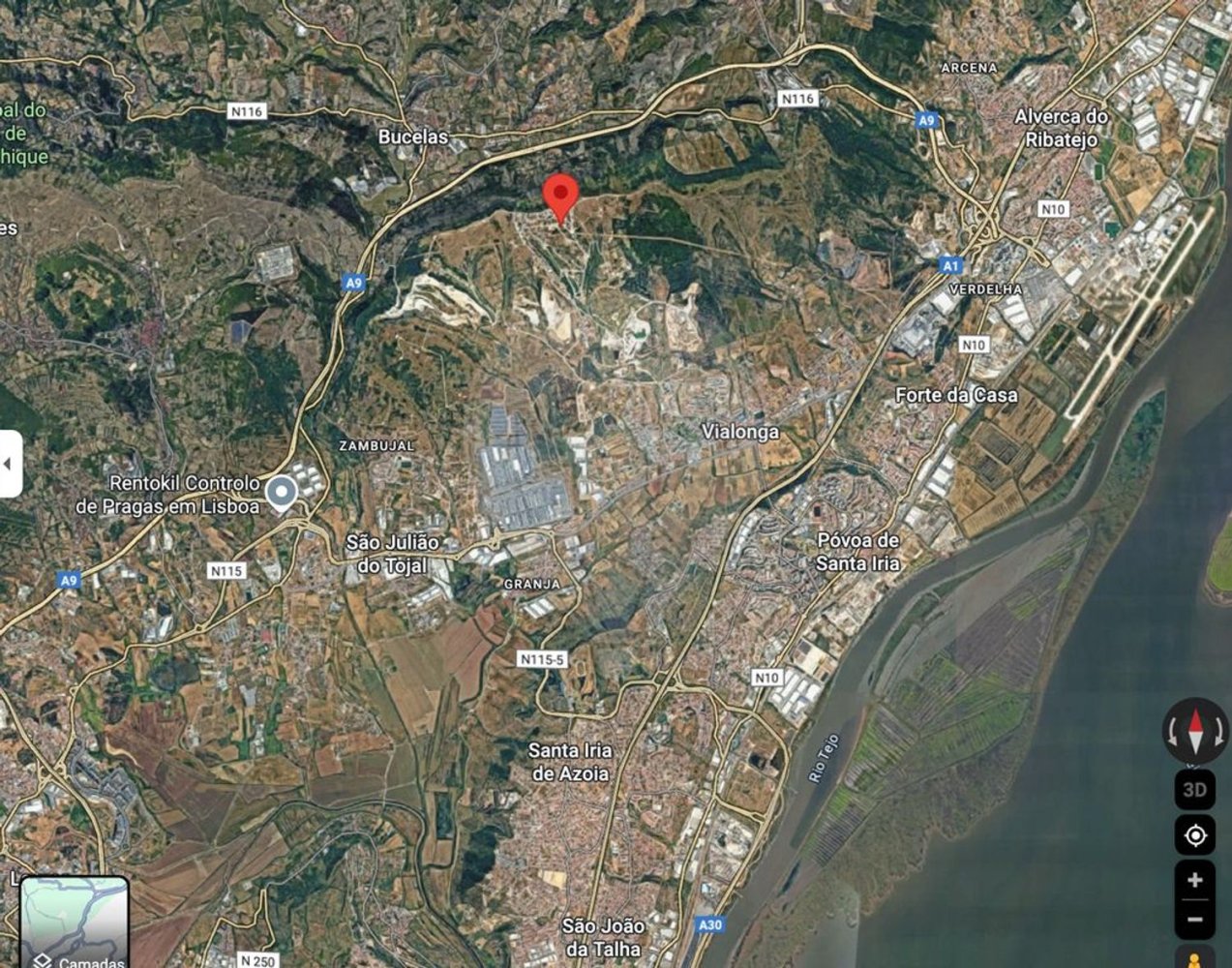  قطعة أرض في Vialonga, Portugal رقم 225056