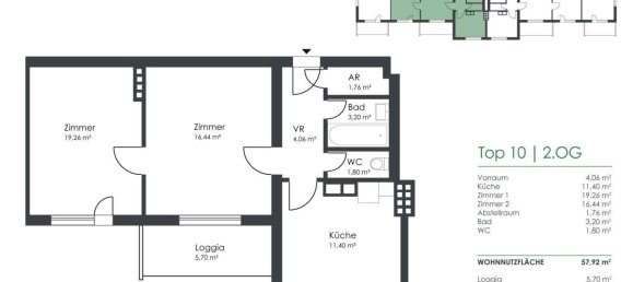 3 rooms Apartment in Knittelfeld, Austria No. 139565 3
