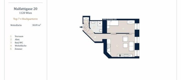 2-Zimmer Wohnung in Meidling, Austria, Nr. 195608 20