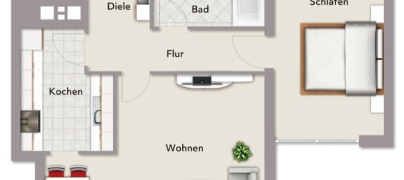 1 Schlafzimmer Wohnung in Roth, Germany, Nr. 314149 7