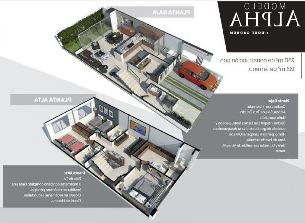 Casa de 3 dormitorios en Querétaro, Mexico No. 171288