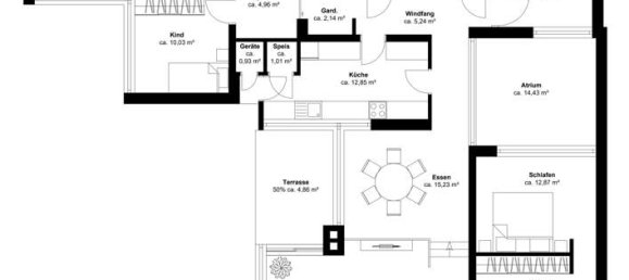 3 غرف نوم بنغالو في Gottingen, Germany رقم 323879 15