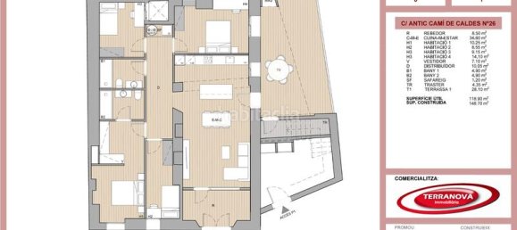 Квартира с 4 спальнями в Л'Аметлья-дель-Вальес, Испания № 64602 44