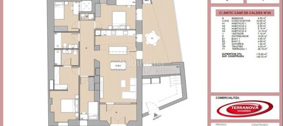 Квартира с 4 спальнями в Л'Аметлья-дель-Вальес, Испания № 64602 13