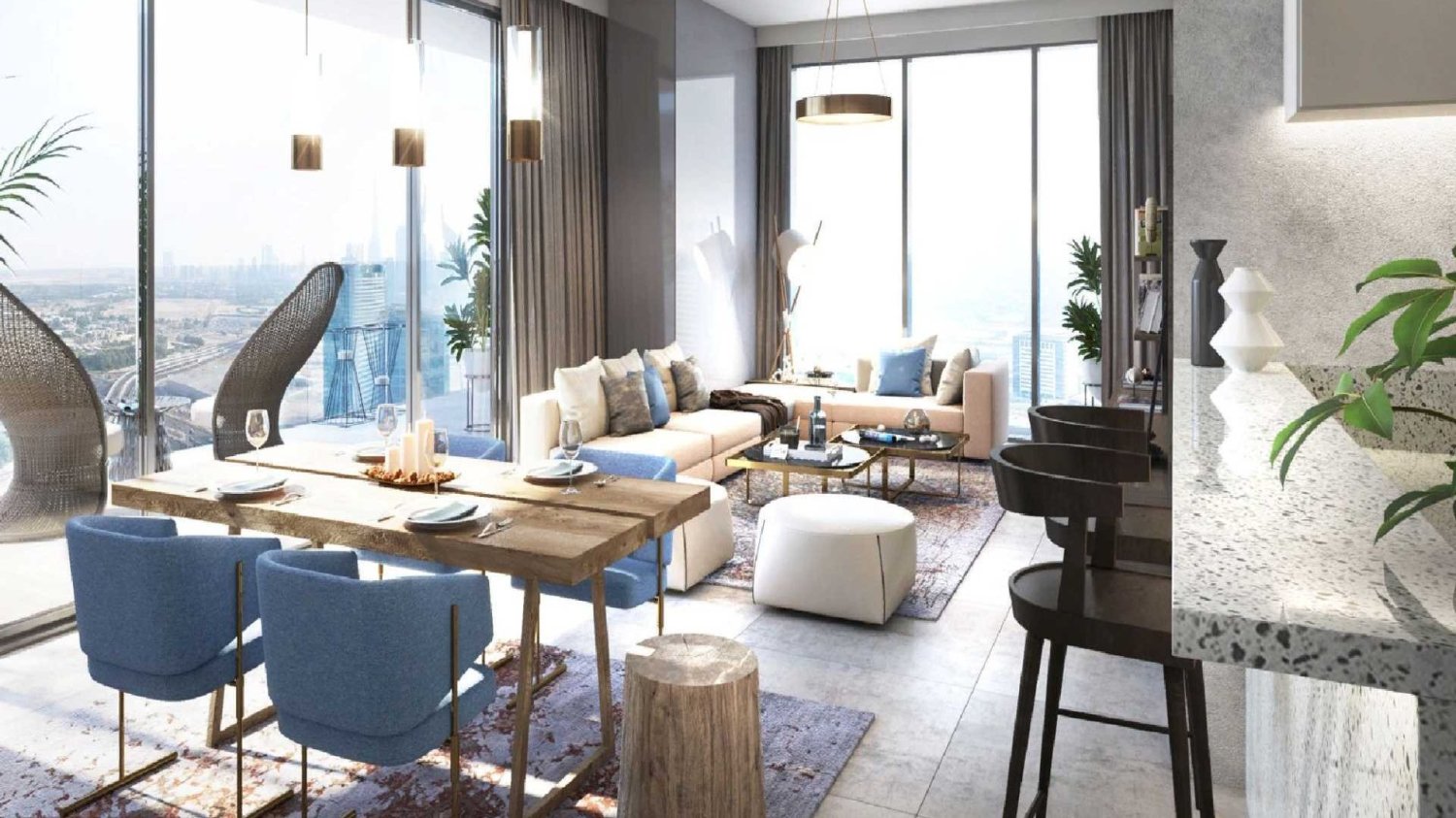 2 غرف نوم شقة في WASL 1 RESIDENCES, الوصل, UAE رقم 62372