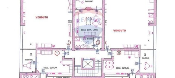 Пентхаус с 3 комнатами в Сенаго, Италия № 75126 21