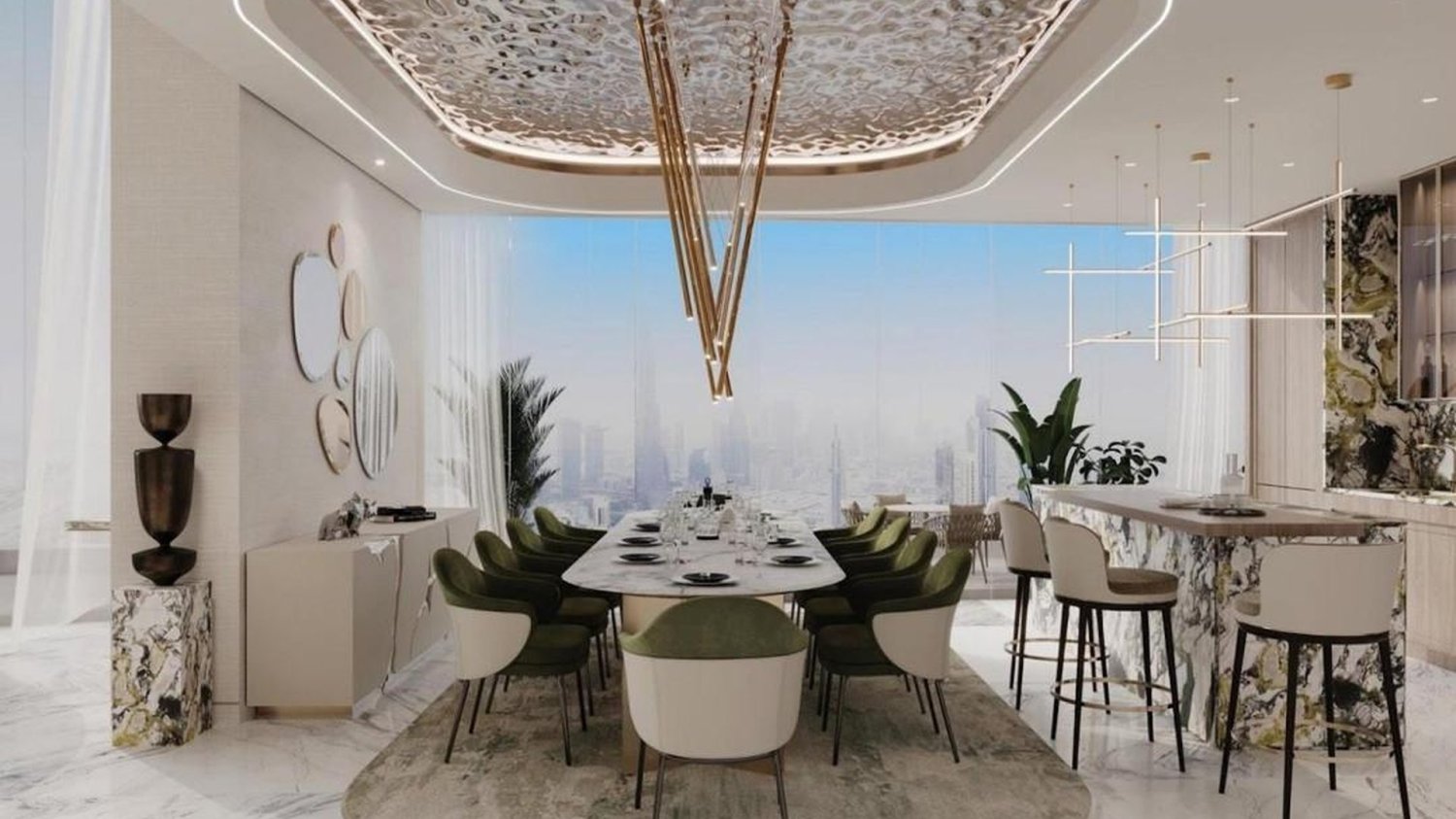 Квартира с 2 спальнями в CANAL CROWN APARTMENTS, Бизнес-Бэй, ОАЭ № 61949