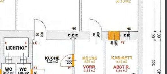 Квартира с 3 комнатами в Бригиттенау, Австрия № 136358 23