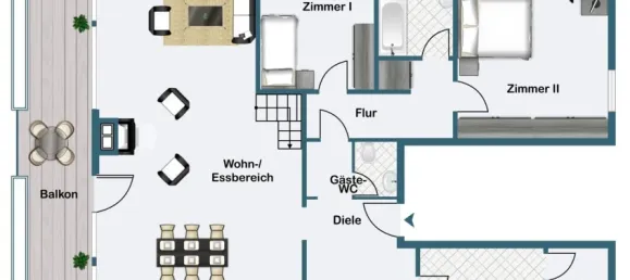 2 Schlafzimmer Doppelhaus in Frankfurt am Main, Germany, Nr. 237150 10