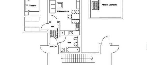 2-Zimmer Wohnung in Dresden, Germany, Nr. 87326 12