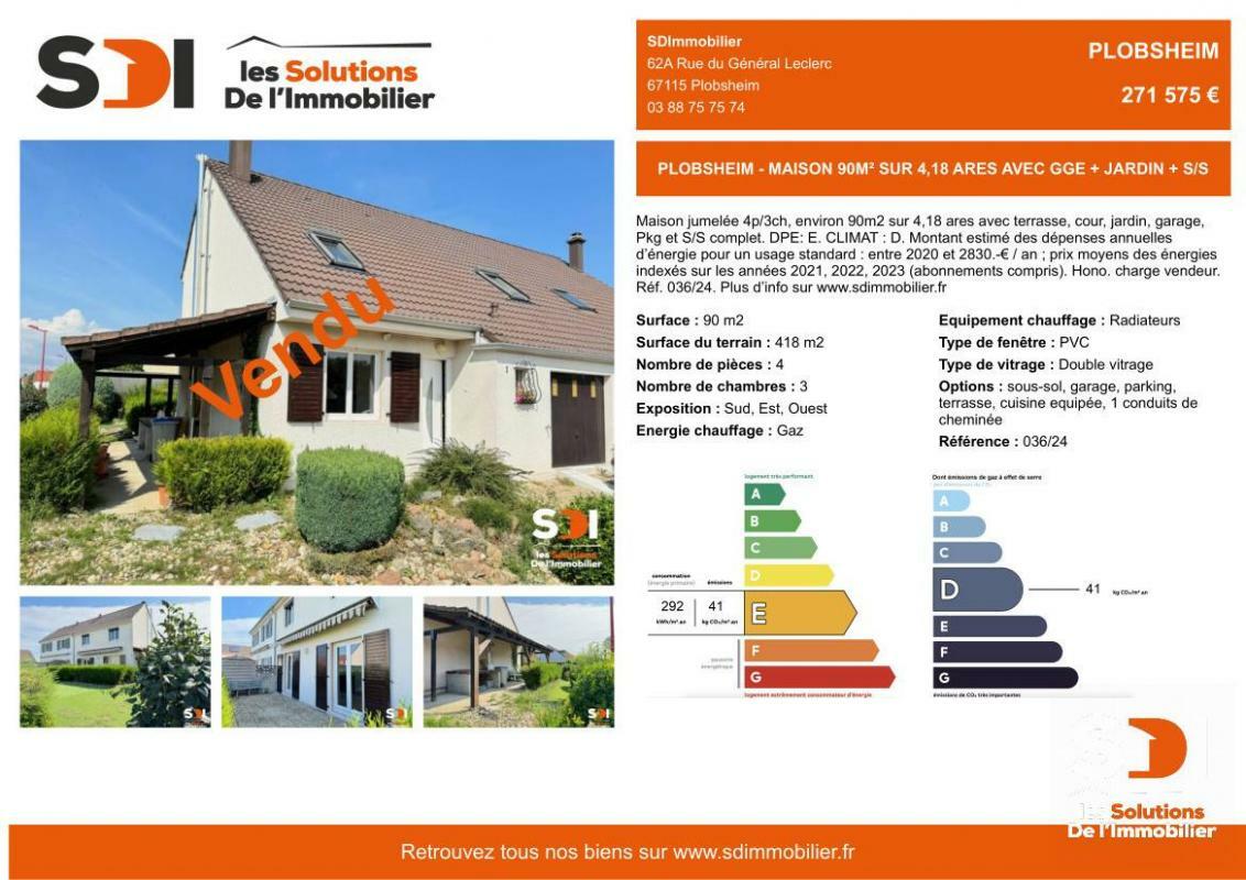 3 Schlafzimmer Haus in Plobsheim, France, Nr. 218406