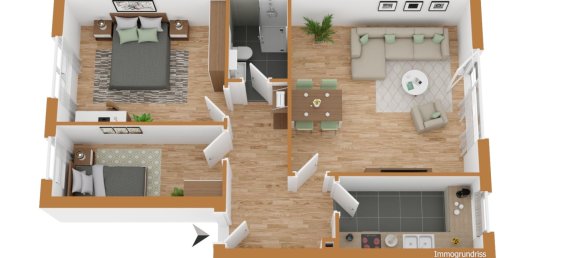 2-salle Appartement à Hamburg-Mitte, Germany No. 78543 9