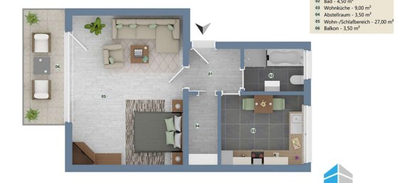 1 bedroom Apartment in Lippe, Germany No. 238746 11