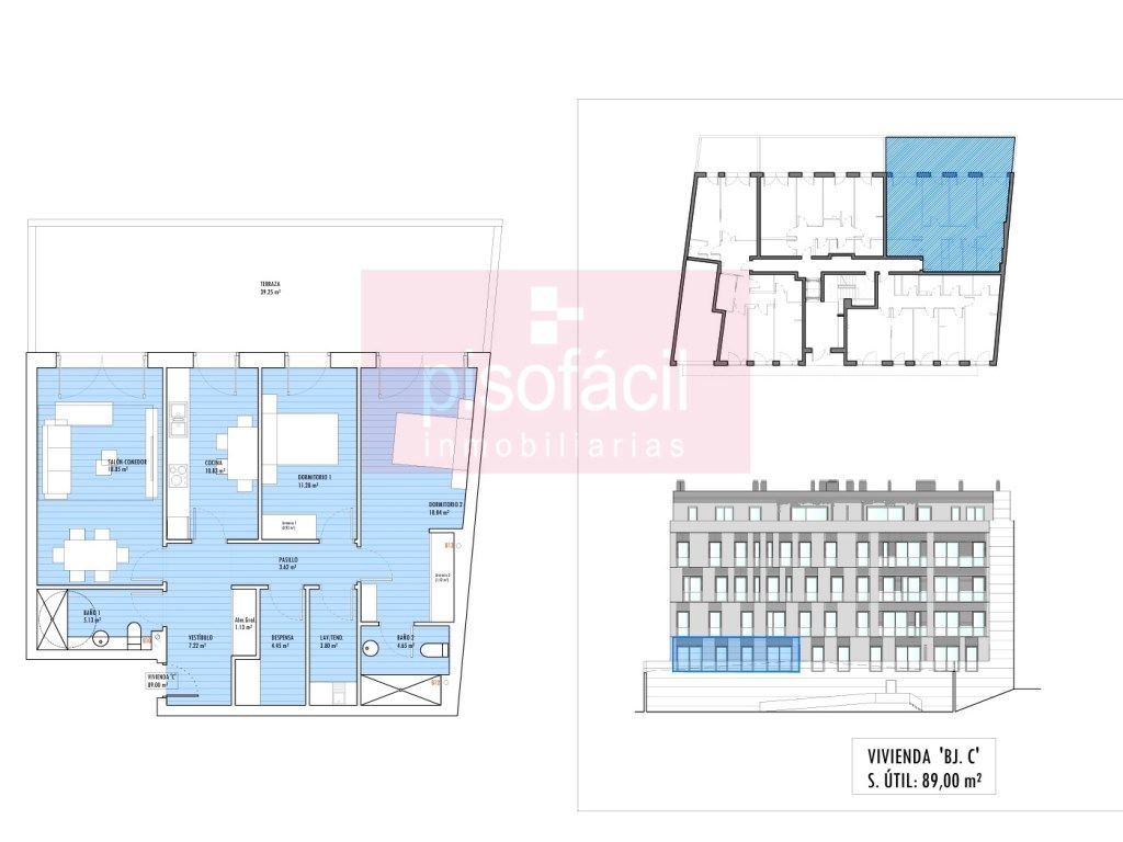 2 chambres Appartement à Lugo, Spain No. 159160