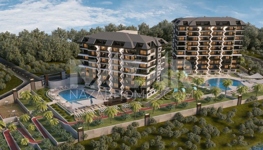 Apartment 1+1 in Alanya, Turkey No. 14436