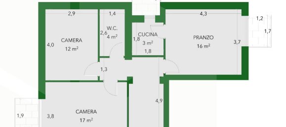 3غرفة شقة في Casalecchio di Reno, Italy رقم 19070 2