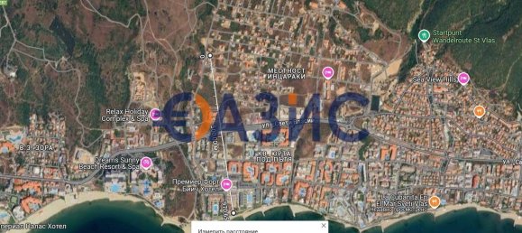 Земельный участок 380м² в Свети-Влас, Болгария № 44 2