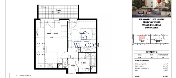 2 rooms Apartment in Montpellier, France No. 360876 6