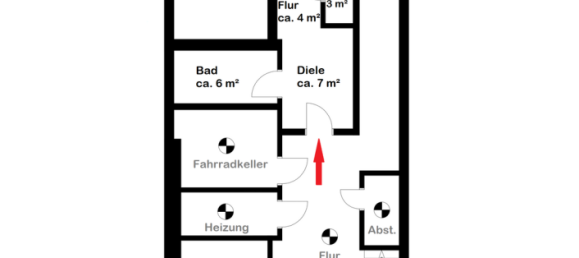2 rooms Apartment in Bremen, Germany No. 279290 11