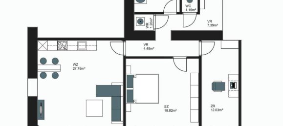 3 rooms Apartment in Dobling, Austria No. 205845 13
