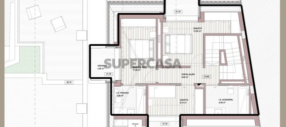 Квартира с 3 спальнями в Авейру, Португалия № 154593 12