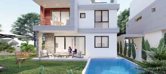 4 غرف نوم فيلا في Agios Tychonas, Cyprus رقم 7583 9