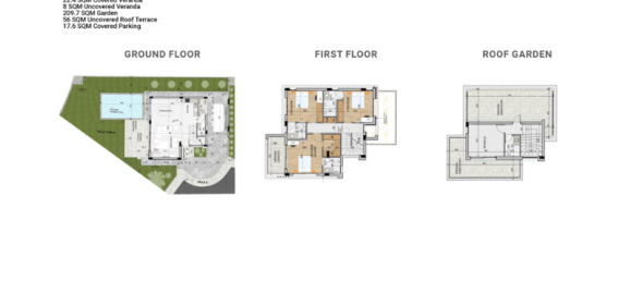 4 غرف نوم فيلا في Agios Tychonas, Cyprus رقم 7583 2