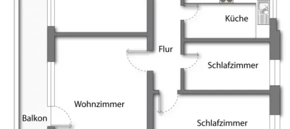 2 Schlafzimmer Wohnung in Flensburg, Germany, Nr. 279336 13
