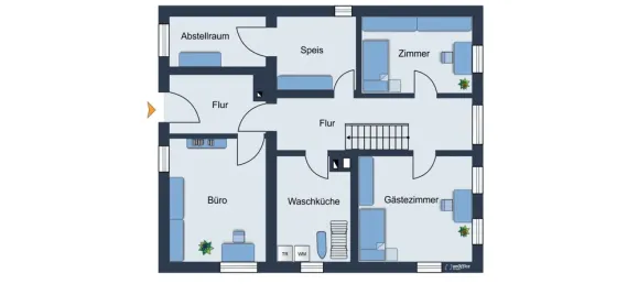 2 غرف نوم منزل في Nurnberger Land, Germany رقم 219876 7