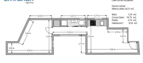 1 Schlafzimmer Penthouse in L'Hospitalet de Llobregat, Spain, Nr. 171355 4