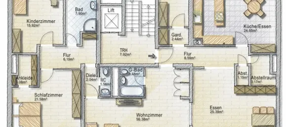 Apartamento de 4 habitaciónes en Lower Saxony, Germany No. 273640 18