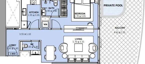 1 bedroom Apartment in Dubai, UAE No. 104122 20