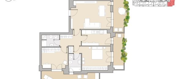 Apartamento de 3 divisões em Sesto San Giovanni, Italy N.º 56356 24