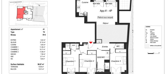 3 Schlafzimmer Wohnung in Bayonne, France, Nr. 97108 10