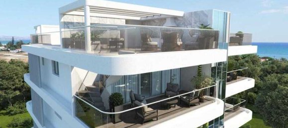 Пентхаус с 2 спальнями в Ларнака, Кипр № 11695 8