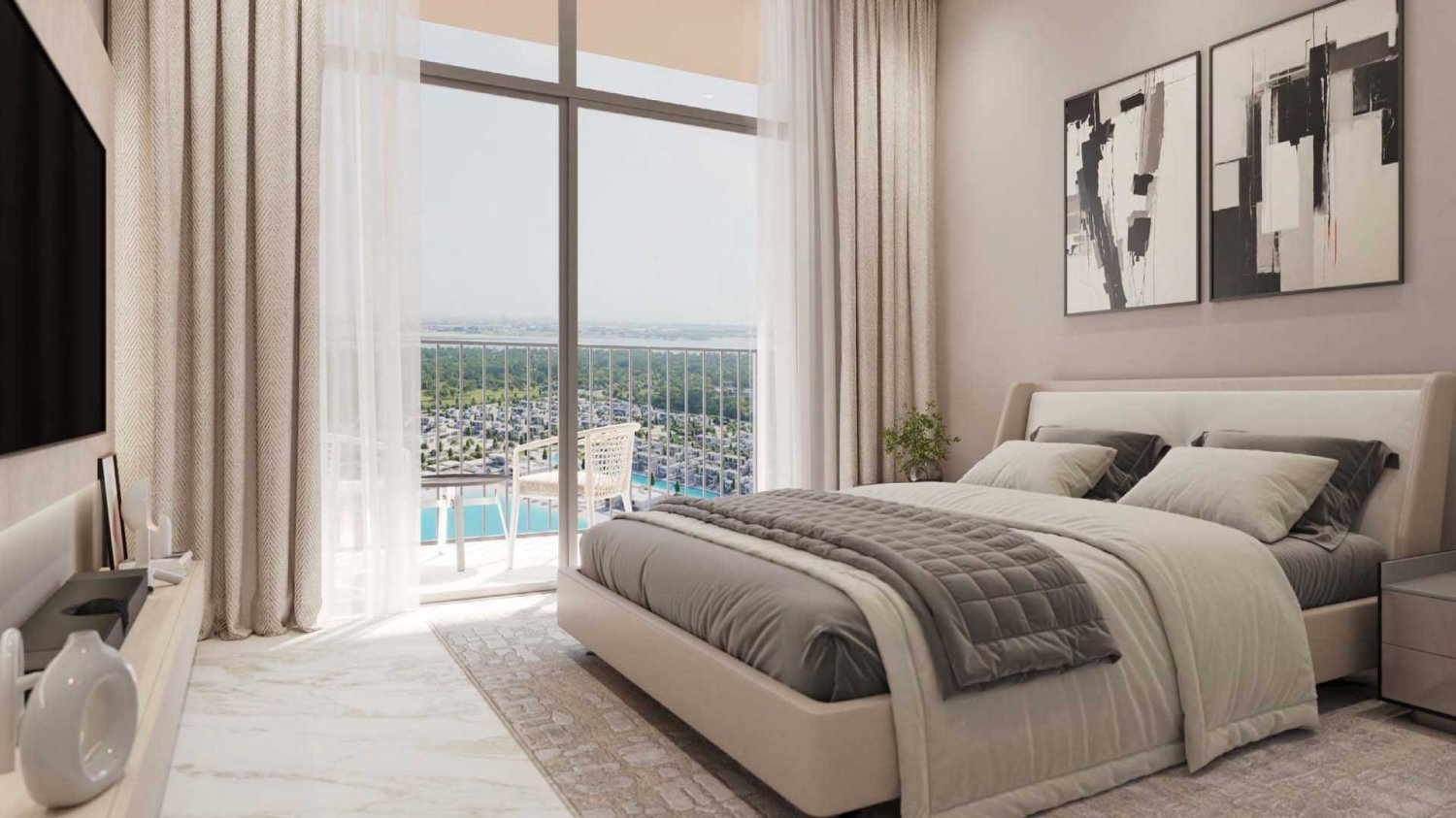 1 Schlafzimmer Wohnung in 310 RIVERSIDE CRESCENT, Nadd Al Sheba, UAE, Nr. 61313