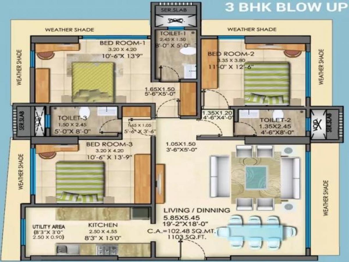 3 bedrooms House in Mumbai, India No. 22052